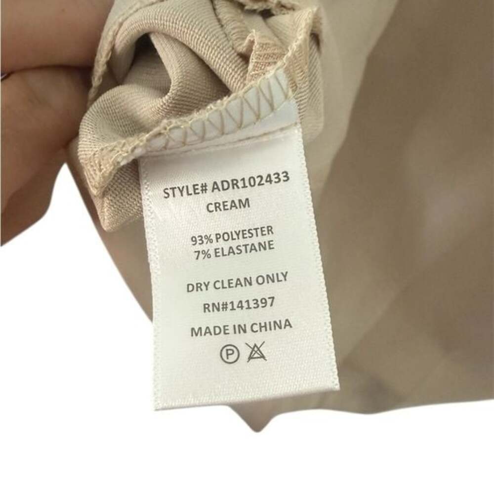 NWT Astr Tan Collar Long Sleeve Shift Dress Size M - Picture 8 of 9